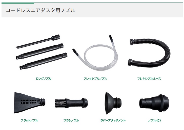 タナカ金物プロ-【取寄せ品】HiKOKI 0038-1528 ノズルセット(お得な7点