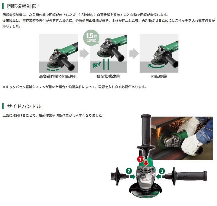 日立】ディスクグラインダー150ミリダイアモンドカッターG15YE2 日立】ディスクグラインダー150ミリダイアモンドカッターG15YE2