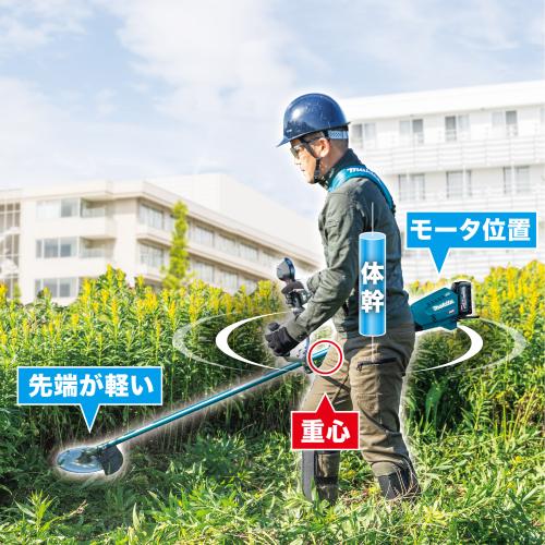 マキタ MUR015GRM 充電式草刈機230mm [Uハンドル](40Vmax/4.0Ah