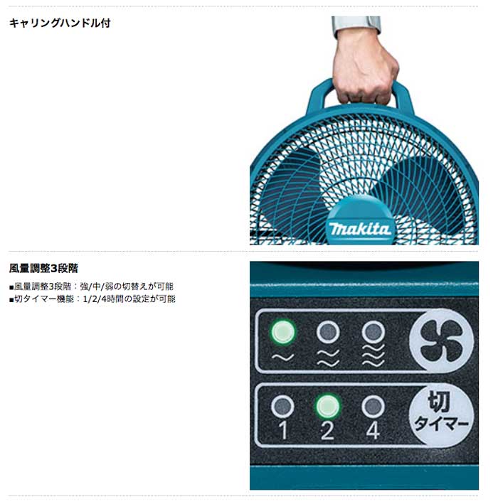 マキタ CF002GZ 充電式産業扇 40Vmax対応(本体のみ：バッテリ