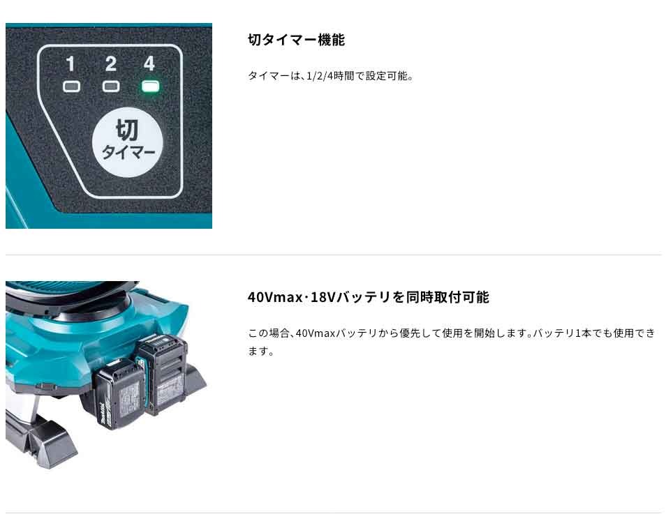 マキタ CF003GZ 充電式産業扇450mm 40Vmax対応（本体のみ