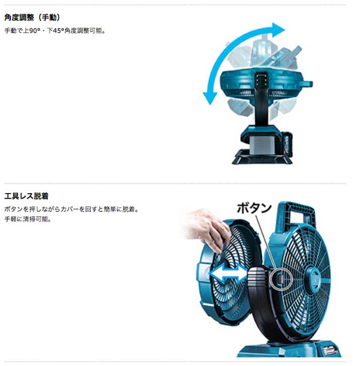 在庫あり】マキタ CF301DZ 充電式産業扇 14.4V/18V対応（本体