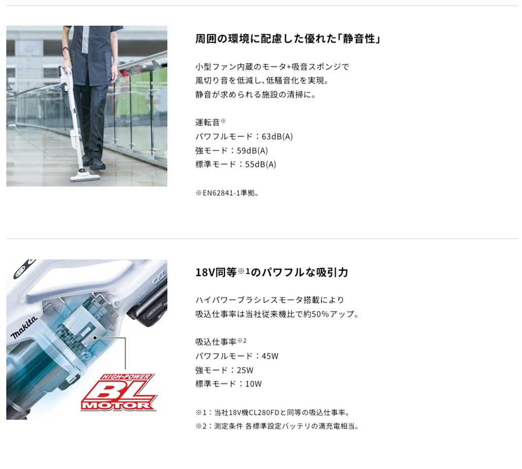 タナカ金物プロ-【在庫あり】マキタ CL200FDZW 充電式クリーナ