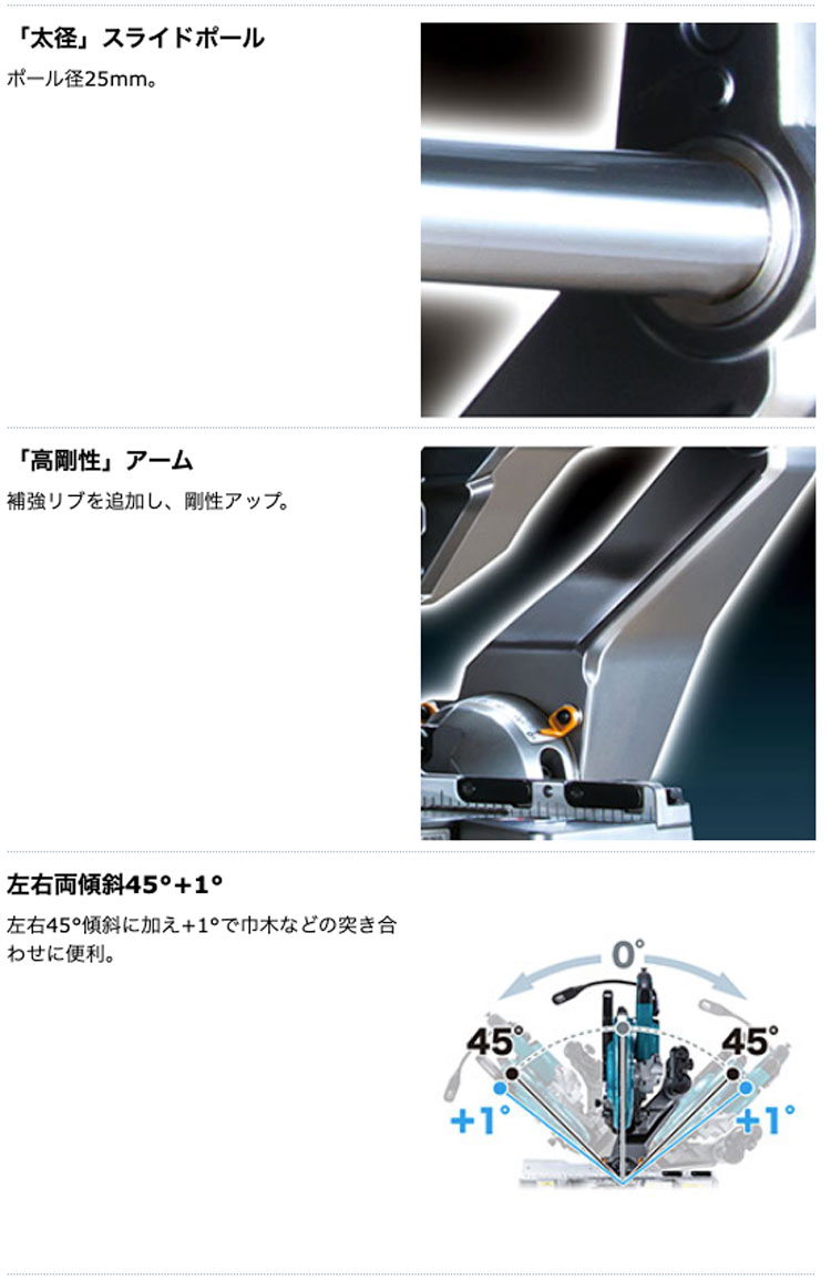 マキタ LS008GZ 190mm充電式スライドマルノコ 40Vmax対応 (本体・鮫肌