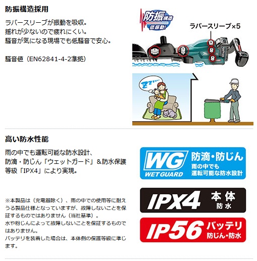 マキタ MUH010GZ 500mm充電式片刃ヘッジトリマ 40Vmax対応 (本体 マキタ MUH010GZ 500mm充電式片刃ヘッジトリマ 40Vmax対応 (本体