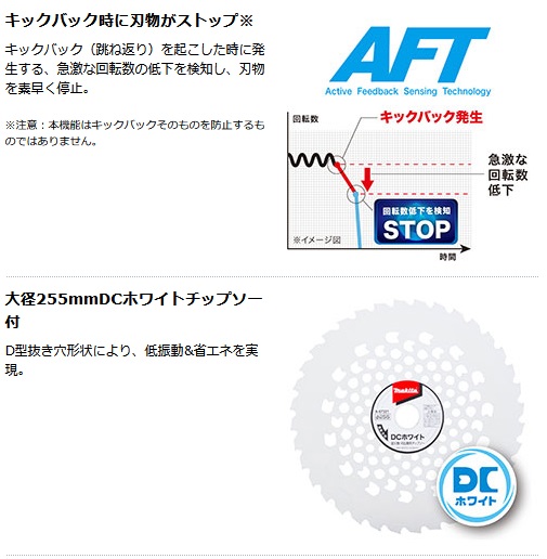 タナカ金物プロ-マキタ MUR012GZ 充電式草刈機 Uハンドル (40V+40V対応