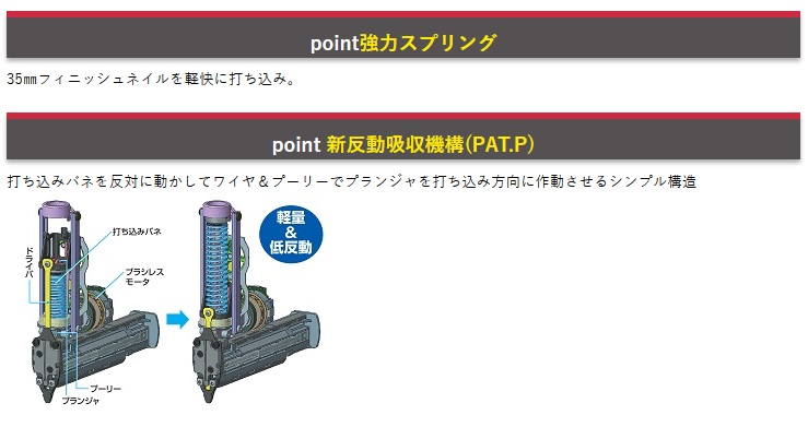 タナカ金物プロ-MAX TJ-35FN3-BC/1825A 充電式フィニッシュ タナカ金物プロ-MAX TJ-35FN3-BC/1825A 充電式フィニッシュ