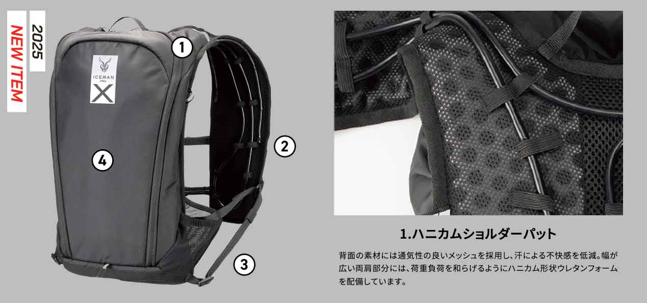 新商品/在庫あり】YAMASIN（山真） アイスマンPRO-X2 スチールグレー