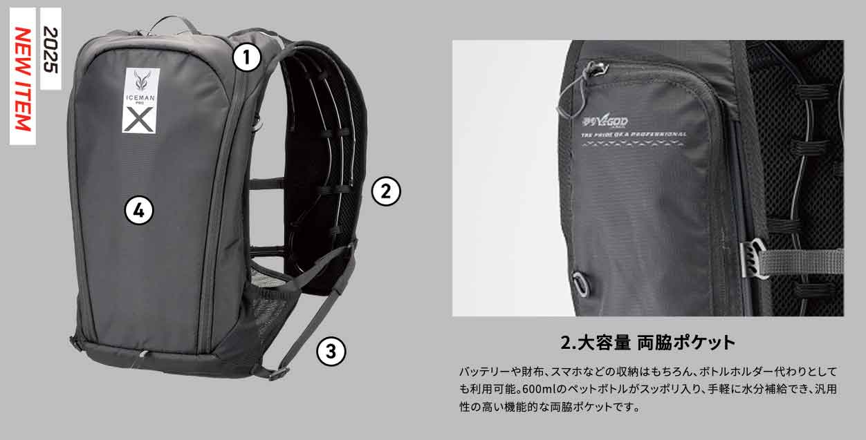 在庫限り特価】YAMASIN（山真） アイスマンPRO-X2 スチールグレー